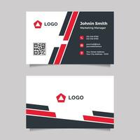 Creative professional business card design vector