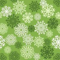 Snowflake seamless pattern. Snow pattern with snowflakes. Festive Christmas and New Year background. Winter vector illustration