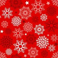 Snowflake seamless pattern. Snow pattern with snowflakes. Festive Christmas and New Year background. Winter vector illustration