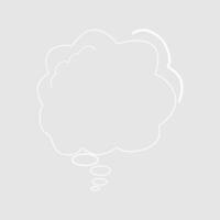 Abstract bubble chat vector element