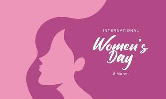 Happy International Women's Day. Vector Illustration of Women with Different Cultures