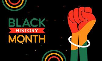 Black History Month Concept. Vector Illustration of African-American History Month