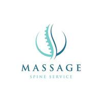 Chiropractic spine logo template design.Logo for nursing, massage, business and medicine. vector