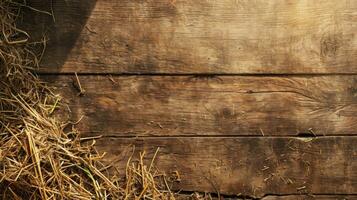 AI generated Farm advertisment background with copy space photo
