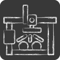 Icon Farmbot. related to Smart Home symbol. chalk Style. simple design editable. simple illustration vector