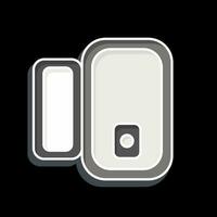 Icon Door Window Sensor. related to Smart Home symbol. glossy style. simple design editable. simple illustration vector