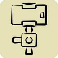 Icon Gimbal Stabilizer. related to Smart Home symbol. hand drawn style. simple design editable. simple illustration vector