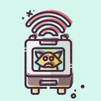 Icon Pet Bag. related to Smart Home symbol. MBE style. simple design editable. simple illustration vector