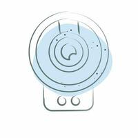 Icon Wireless Surveillance. related to Smart Home symbol. Color Spot Style. simple design editable. simple illustration vector