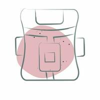 Icon Women Epilator Shaver. related to Smart Home symbol. Color Spot Style. simple design editable. simple illustration vector