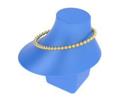 Schmuck isoliert auf Hintergrund. 3d Rendern - - Illustration png