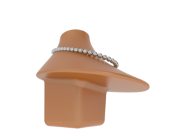 sieraden geïsoleerd Aan achtergrond. 3d renderen - illustratie png