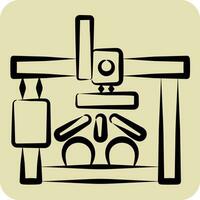 Icon Farmbot. related to Smart Home symbol. hand drawn style. simple design editable. simple illustration vector