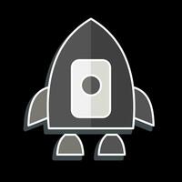 Icon Human Spacecraft. related to Satellite symbol. glossy style. simple design editable. simple illustration vector