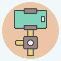 Icon Gimbal Stabilizer. related to Smart Home symbol. color mate style. simple design editable. simple illustration vector