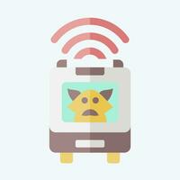 Icon Pet Bag. related to Smart Home symbol. flat style. simple design editable. simple illustration vector