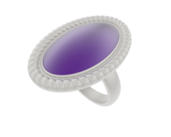 sieraden geïsoleerd Aan achtergrond. 3d renderen - illustratie png