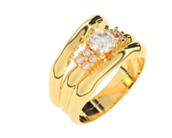 Jewelry isolated on background. 3d rendering - illustration png