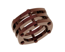 sieraden geïsoleerd Aan achtergrond. 3d renderen - illustratie png