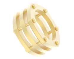 sieraden geïsoleerd Aan achtergrond. 3d renderen - illustratie png