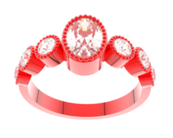 sieraden geïsoleerd Aan achtergrond. 3d renderen - illustratie png