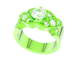 sieraden geïsoleerd Aan achtergrond. 3d renderen - illustratie png