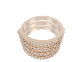 Jewelry isolated on background. 3d rendering - illustration png