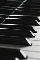 ai generado piano concierto Anuncio antecedentes con Copiar espacio foto