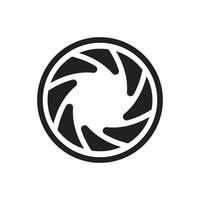 camera lens icon vector