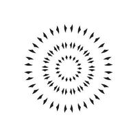 abstract circle icon vector