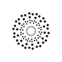 abstract circle icon vector