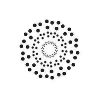 abstract circle icon vector