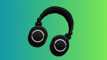 animated 2d headphone video