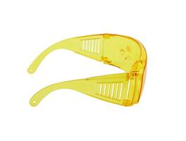 Yellow plastic glasses photo