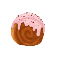 croissant bomboloni illustration png