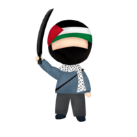 ilustración de pequeño chico gaza png