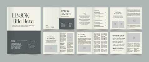 Book Layout Design vector