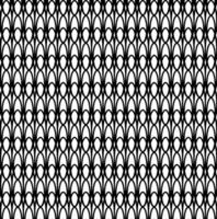 Vector geometric seamless pattern of black concentric ovals on a white background