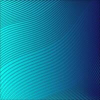 Vector abstract monochromatic pattern in the form of thin wavy lines on a blue gradient background