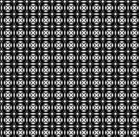Vector seamless texture in the form of a lattice of black abstract geometric patterns on a white background