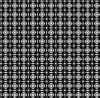 Vector seamless texture in the form of a lattice of black abstract geometric patterns on a white background