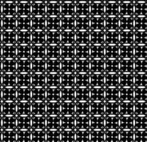 Seamless floral abstract pattern in black color in the form of a lattice on a white background vector