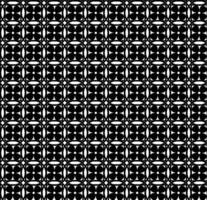 Seamless floral abstract pattern in black color in the form of a lattice on a white background vector