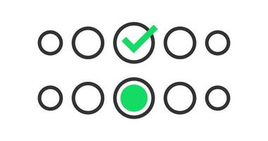 Questionnaire icon. Checklist form symbol. Checkbox survey signs. Task symbols. Report icons. Black, green color. Vector sign.