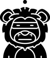 Robot Glyph Icon vector