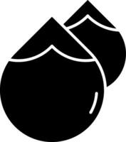 Water drops Glyph Icon vector