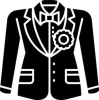 Groom suit Glyph Icon vector