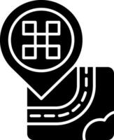 Cab Glyph Icon vector