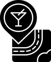 Bar Glyph Icon vector