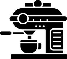 Coffee machine Glyph Icon vector